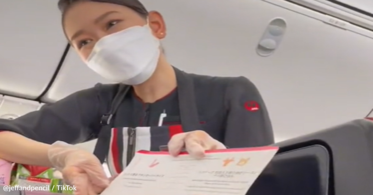 Man Impresses Flight Attendant With Impromptu Portrait