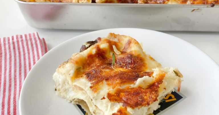 Rosemary and Mushroom White Lasagna
