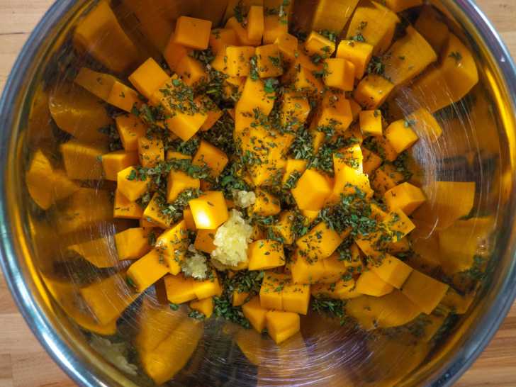 Garlic Herb Roasted Butternut Squash 12 Tomatoes