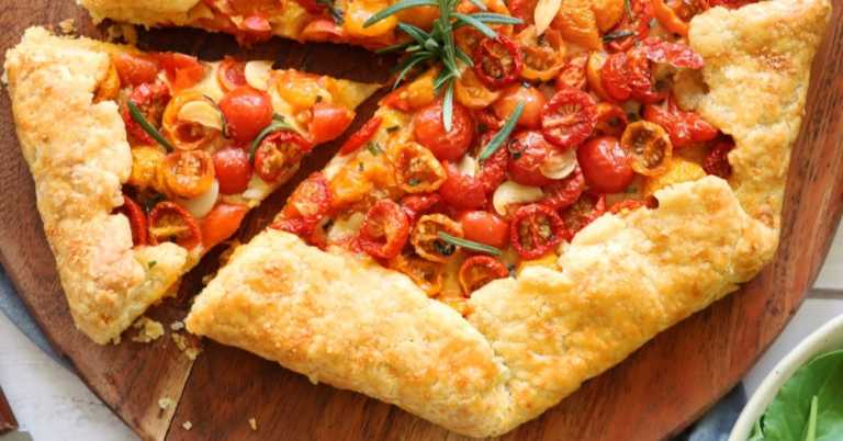 Easy Cherry Tomato Galette
