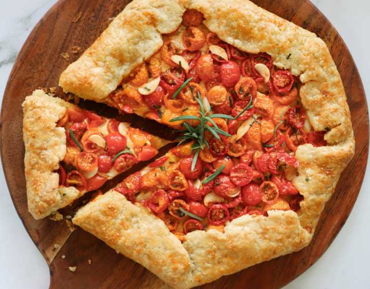 kitchen vignettes cherry tomato galette        
        <figure class=