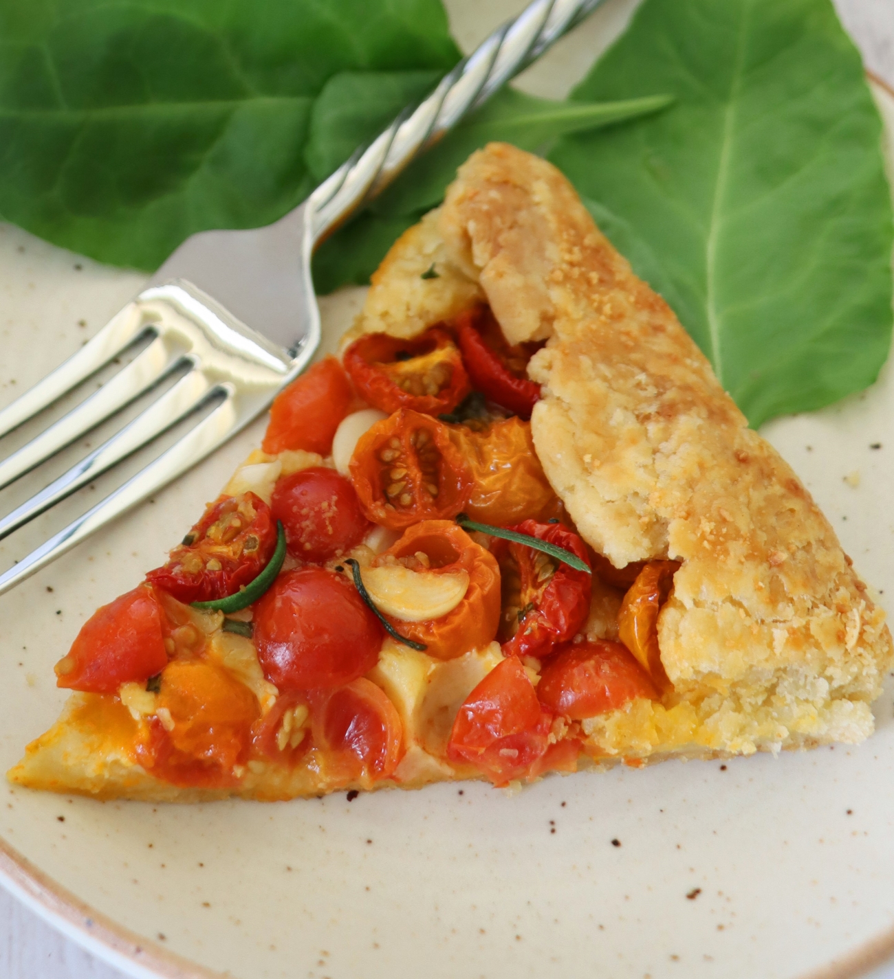 Easy Tomato Galette Vertical 2