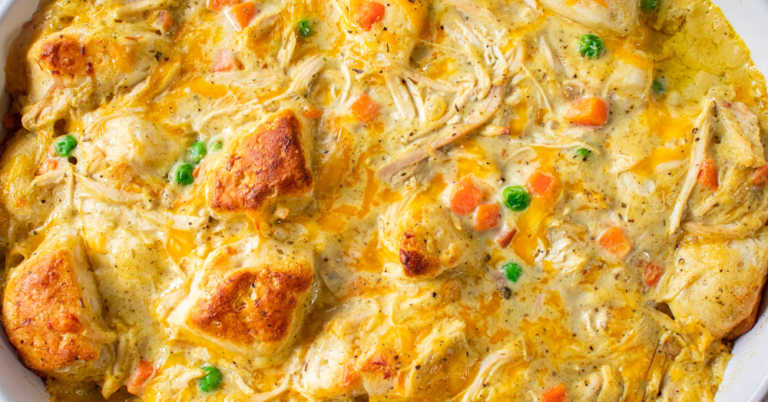 Chicken and Biscuits Casserole