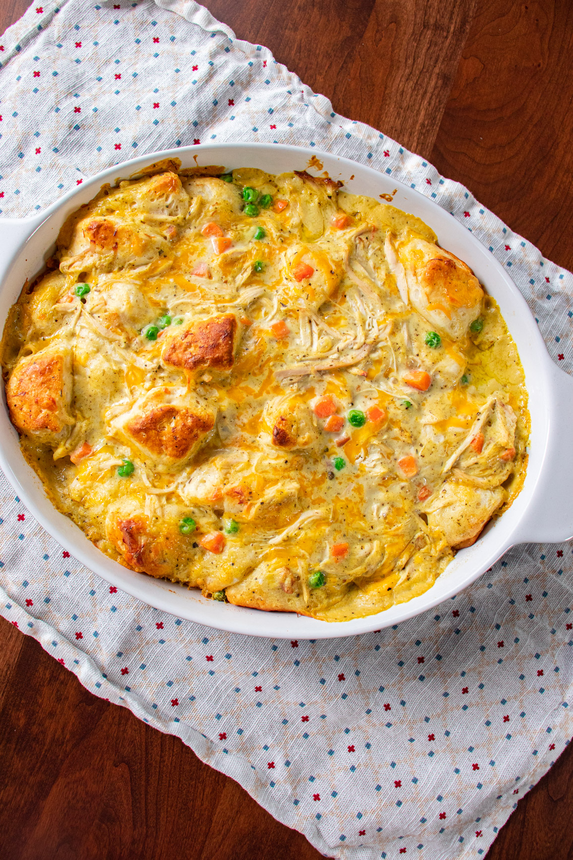 Chicken and Biscuits Casserole-image