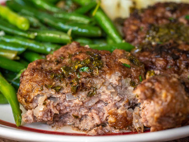 Julia Child’s Ground Beef Patties (Bifteck Haché A La Lyonnaise) 12