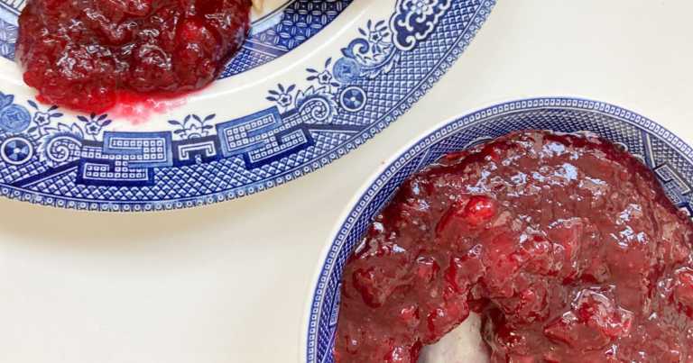 Blood Orange Cranberry Sauce