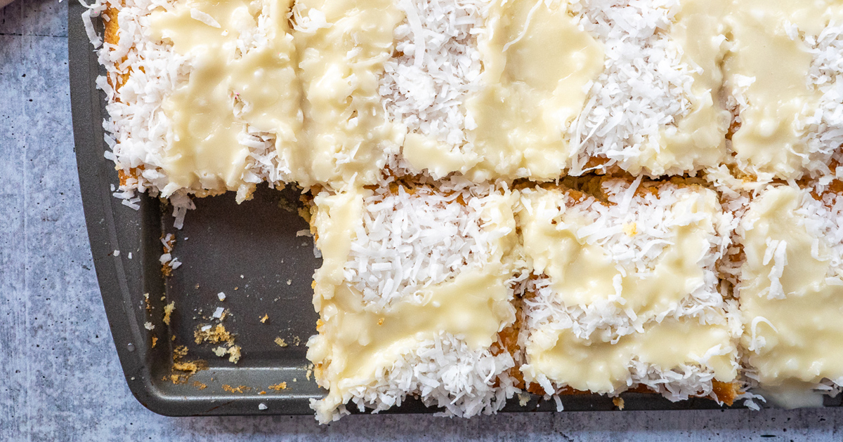 Coconut White Texas Sheet Cake