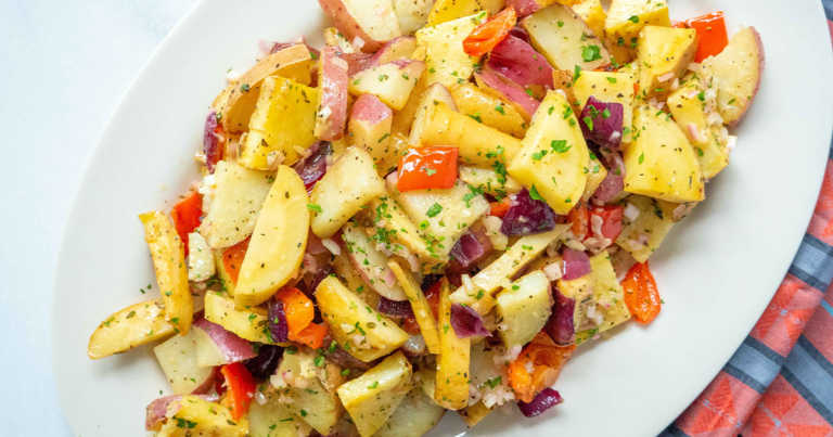 Cider Roasted Root Vegetables