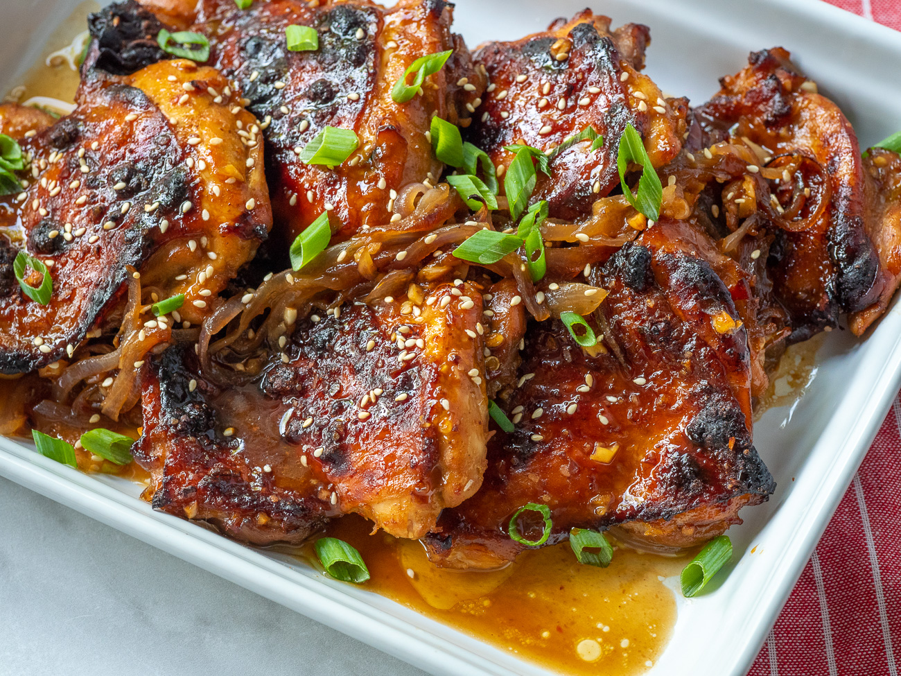 Easy Sticky Chicken Thighs 12 Tomatoes