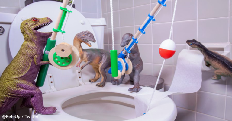 Parents Bring Toy Dinos To Life While Kids Sleep For Hilarious Prank