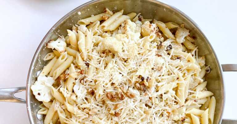Garlic Cauliflower Penne