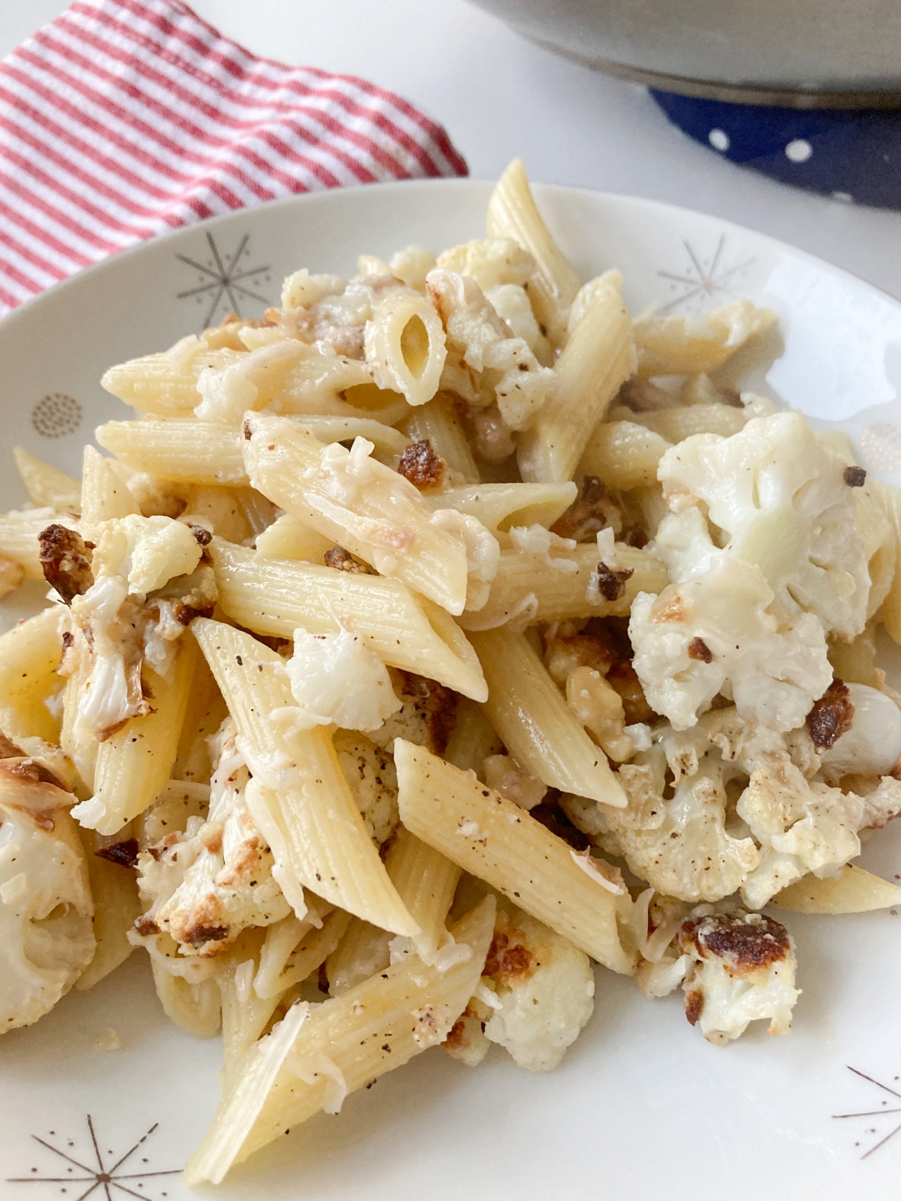 Garlic Cauliflower Penne