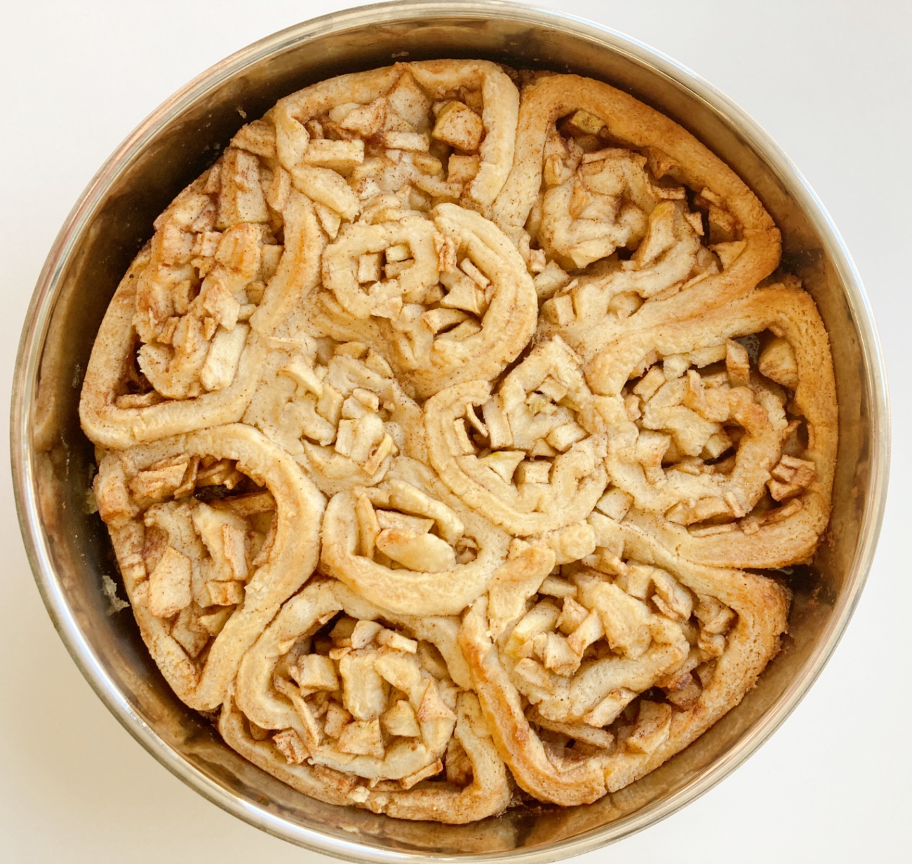 Apple Pinwheel Cobbler