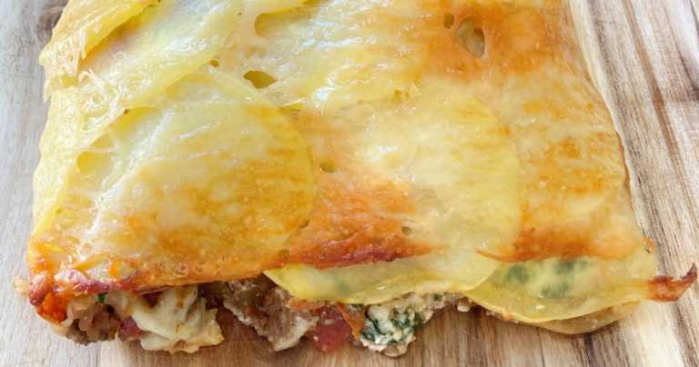 Stuffed Scalloped Potato Roll