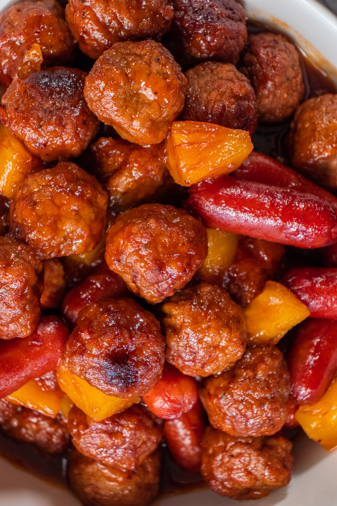 Crockpot Meatballs and Little Smokies - Cooking in the Midwest