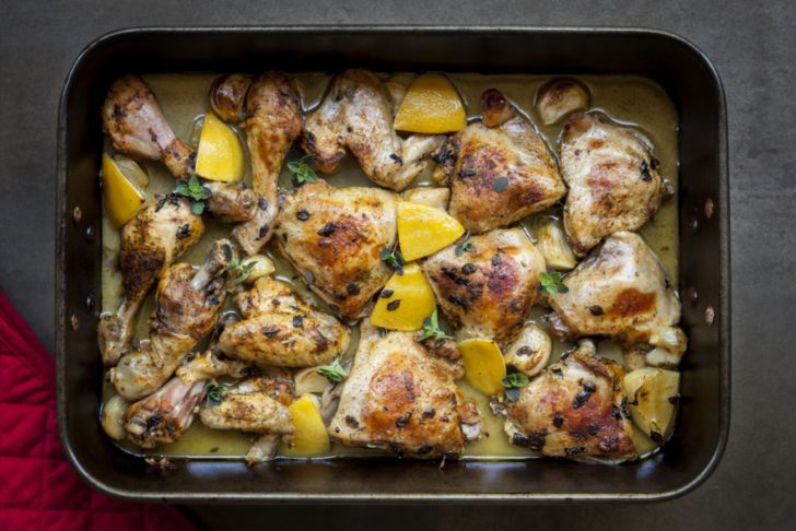 Sheet Pan Lemon and Garlic Chicken