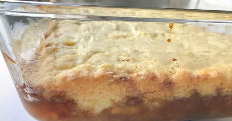 Cornbread Apple Cobbler