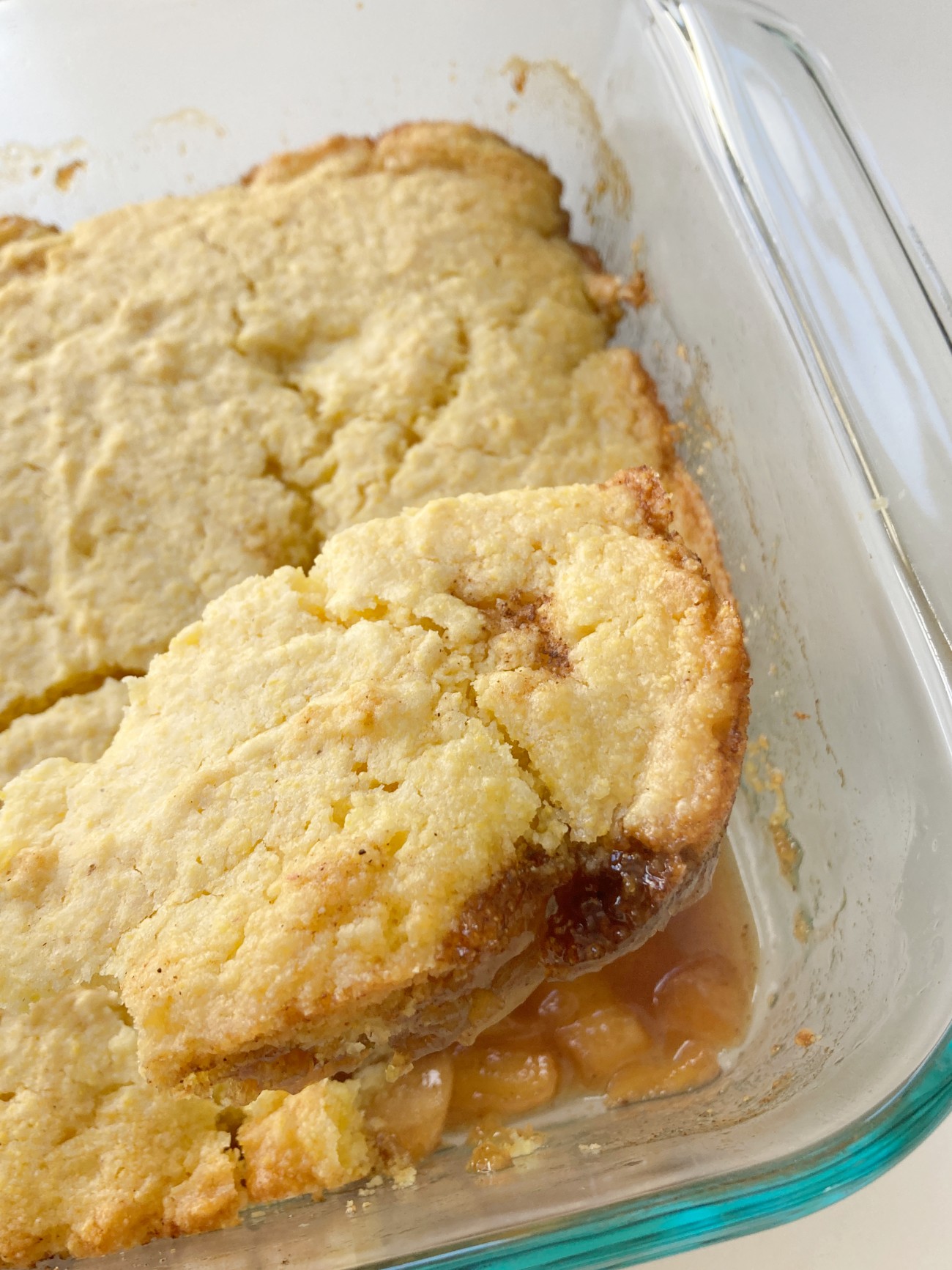 Cornbread Apple Cobbler