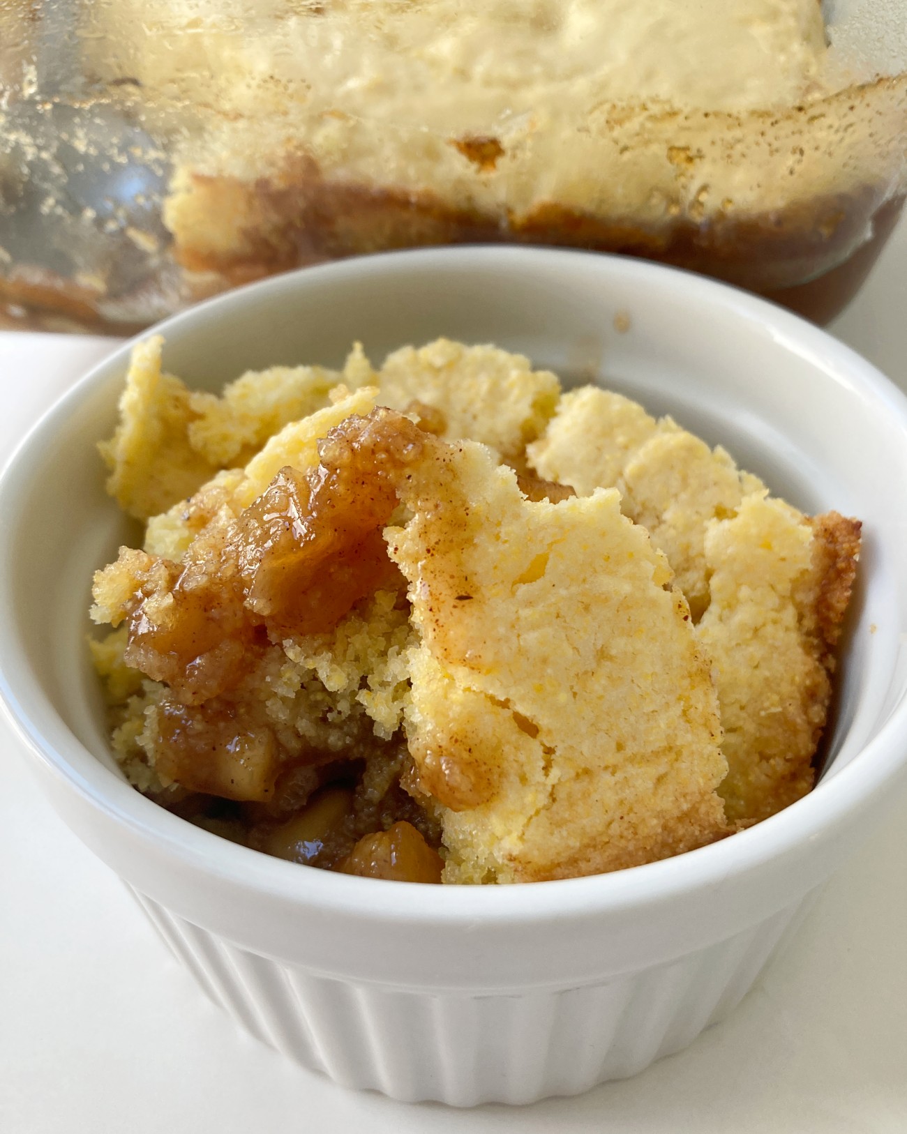 Cornbread Apple Cobbler