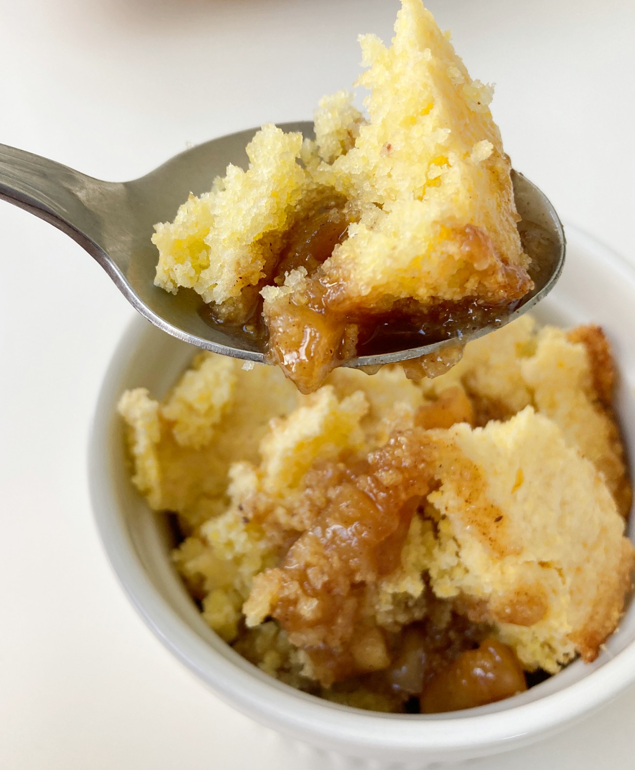 Cornbread Apple Cobbler