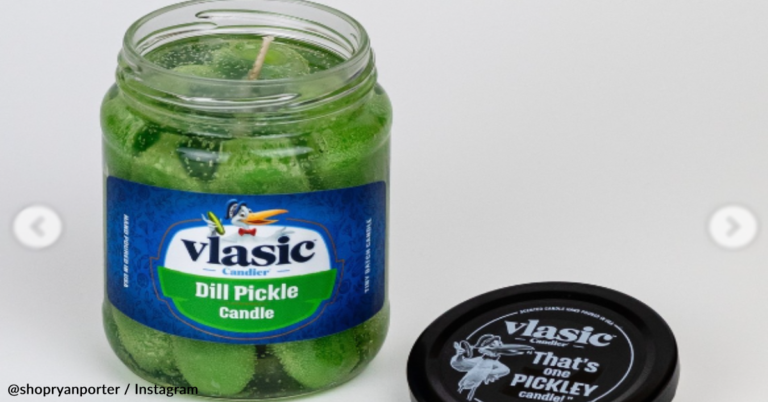 Vlasic Partnered With Ryan Porter To Release A Pickle-Scented Candle