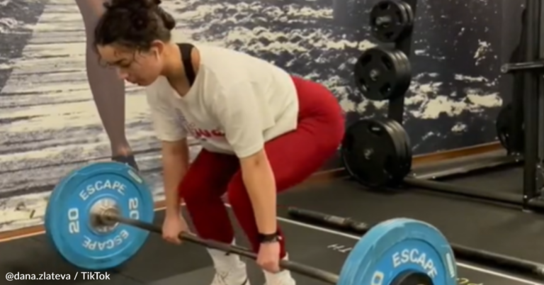 Personal Trainer Deadlifts Her Favorite Actors And Makes It Look Easy