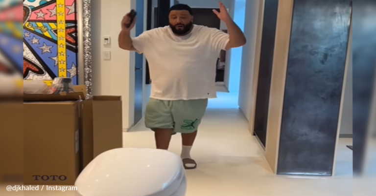Drake Gifts DJ Khaled $20K Luxury Toilets For birthday Surprise