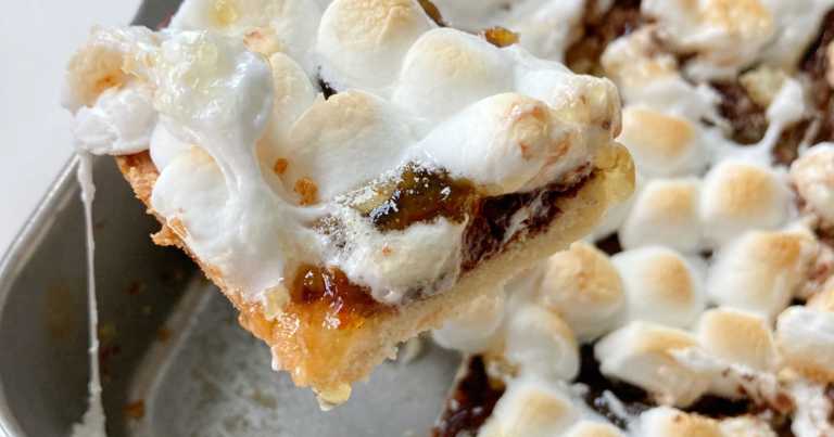Marshmallow Shortbread Bars