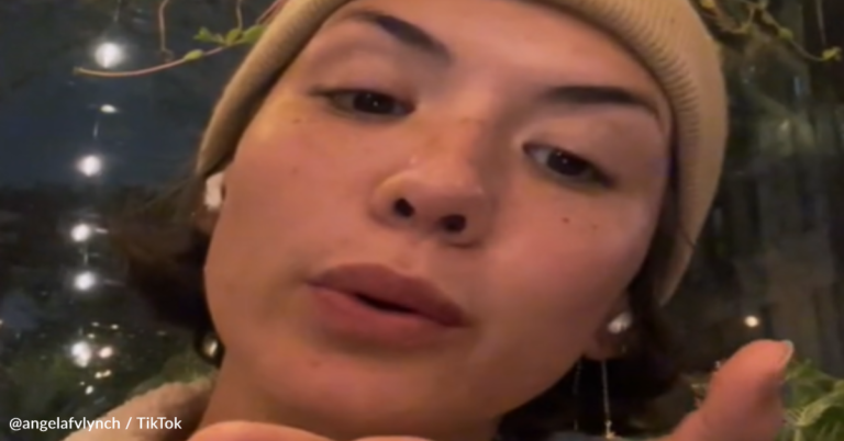 Girls Surprise Stranger Crying Alone At Dinner