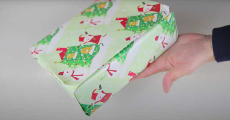 How To Wrap A Gift Without Tape