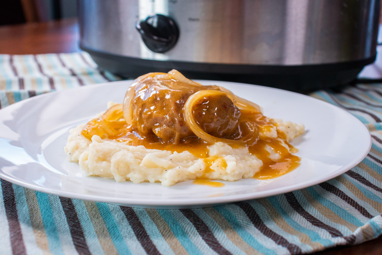 Slow Cooked Salisbury Steak and Crock-Pot® Giveaway 