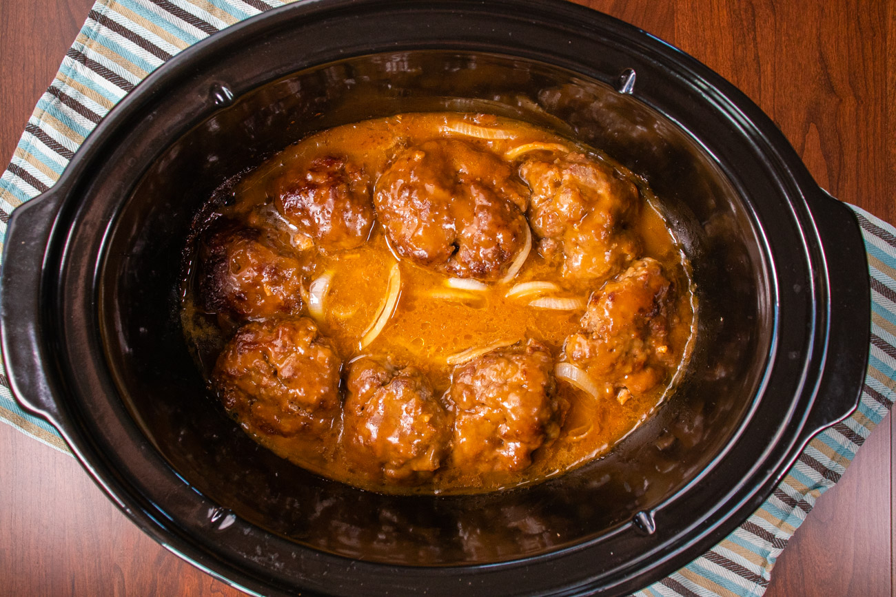 Slow Cooker Salisbury Steak (+Video) - The Country Cook