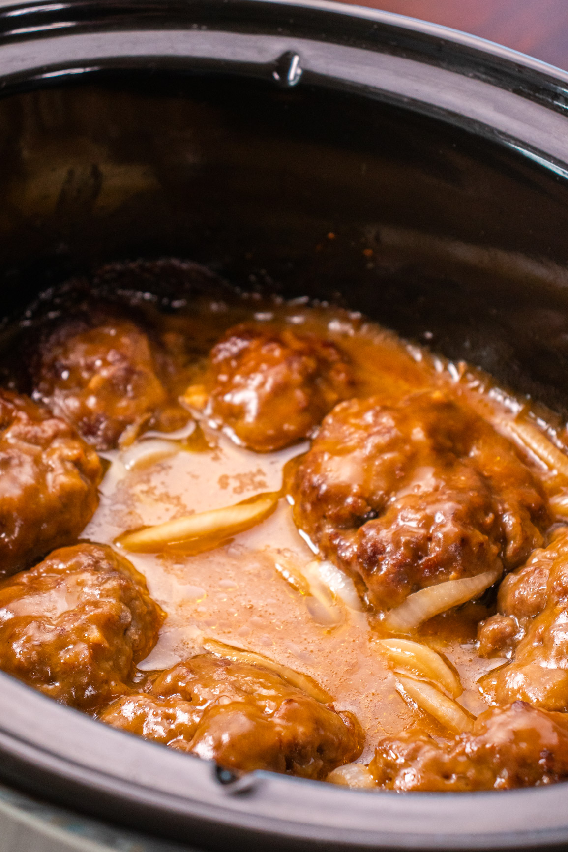 Slow Cooker Salisbury Steak (+Video) - The Country Cook