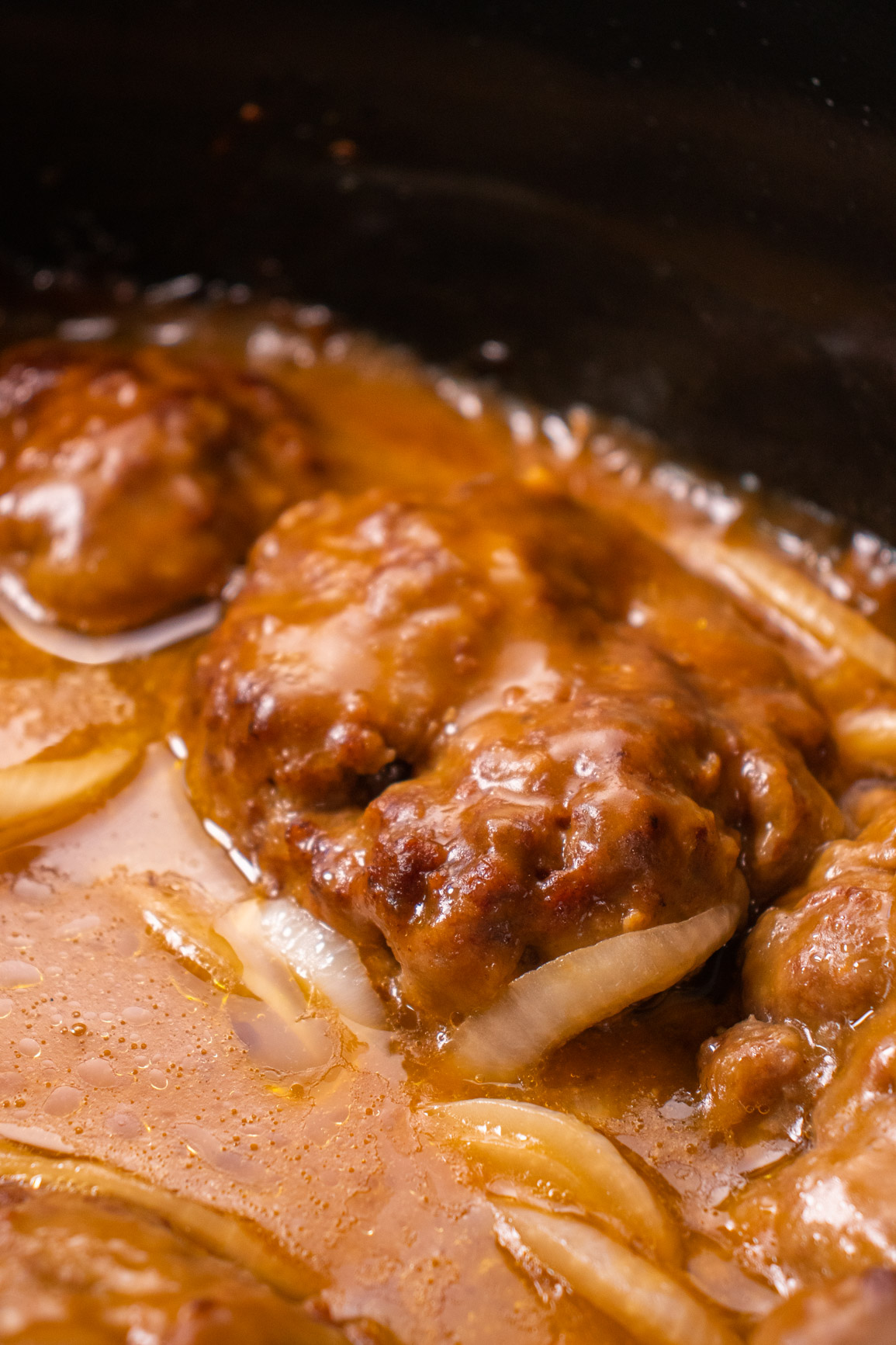 Slow Cooker Salisbury Steak (+Video) - The Country Cook