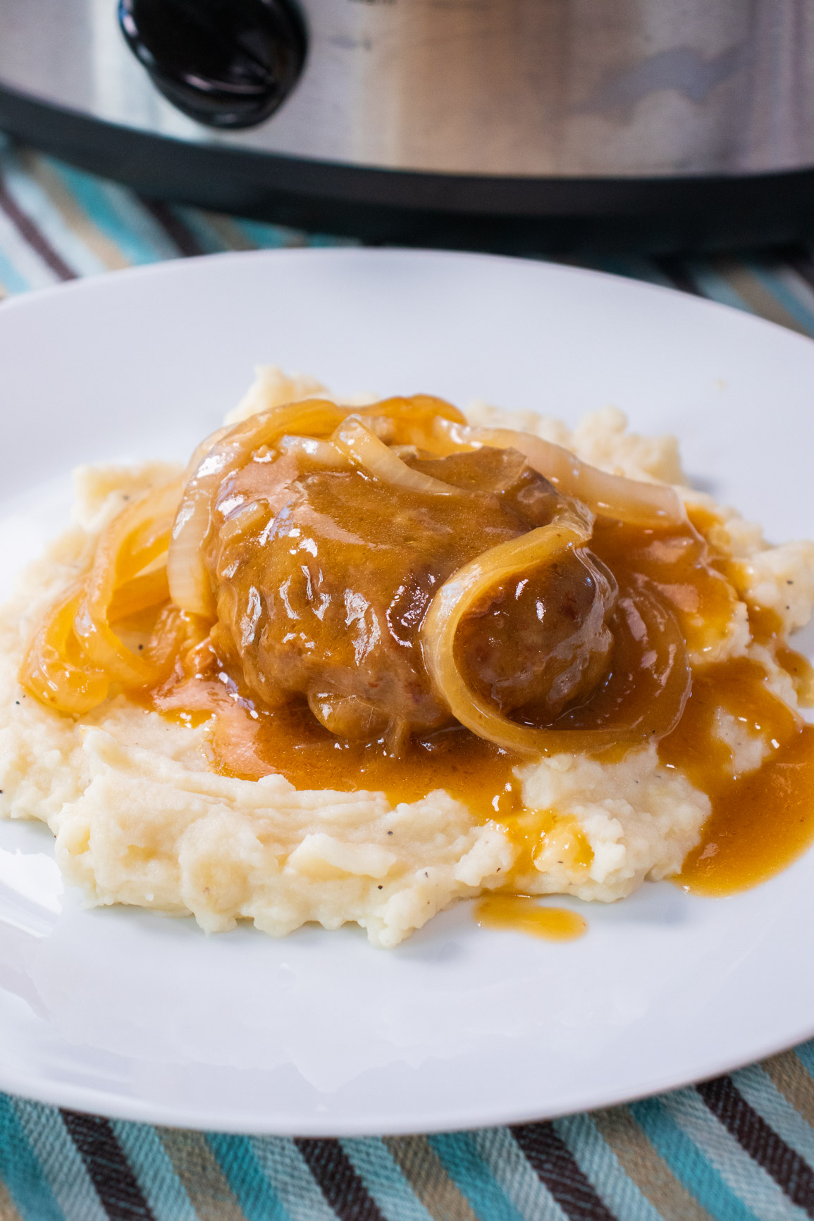 Slow Cooked Salisbury Steak and Crock-Pot® Giveaway 