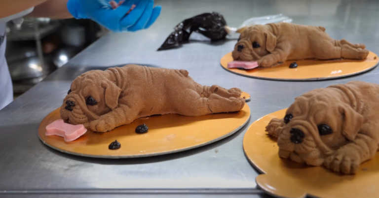 These Puppy Shaped Cakes Are A Little TOO Realistic To Eat