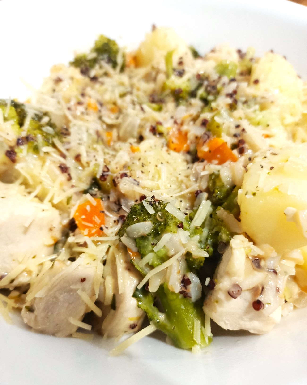 One Pan Broccoli Chicken and Rice Vertical 6