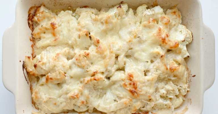 French Onion Cauliflower Bake