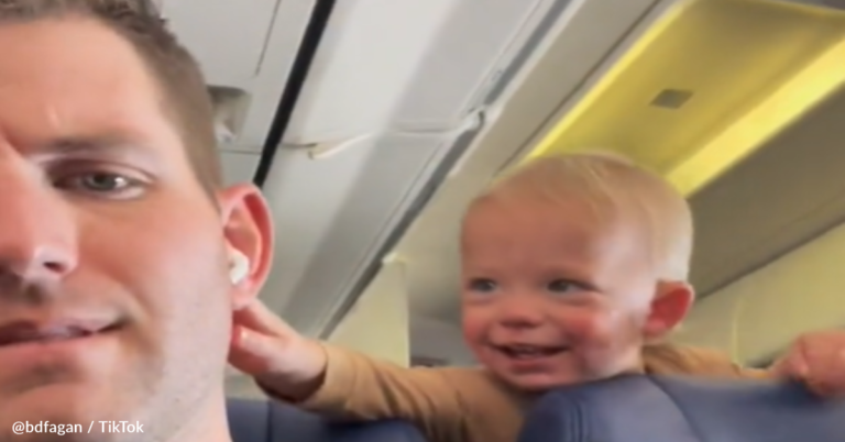 Video Sparks Parenting Debate After Kid Pulls Man’s Ear On An Airplane