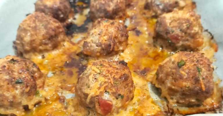 Oven-Baked Italian Meatballs