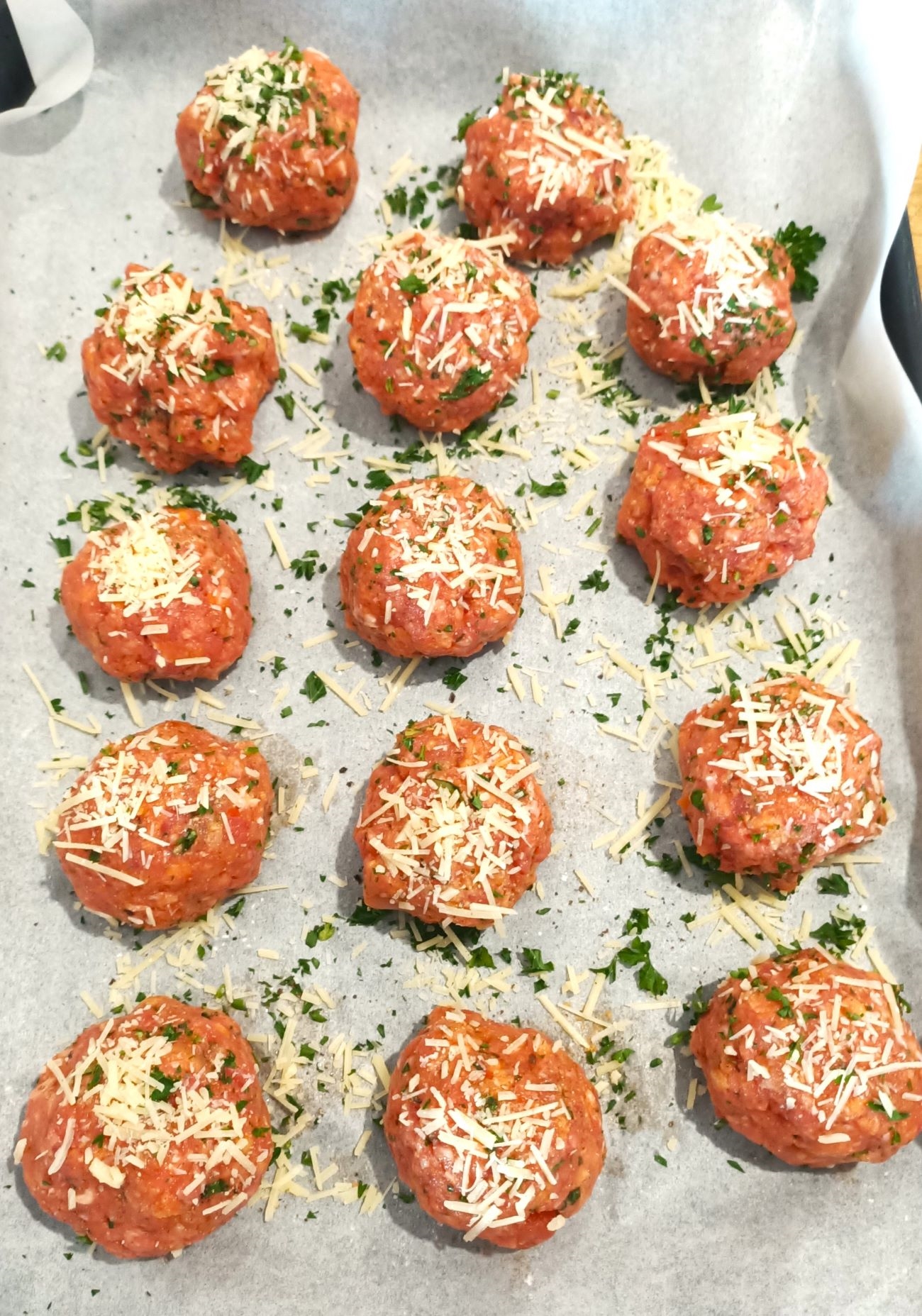 Sheet Pan Italian Meatballs Vertical 3