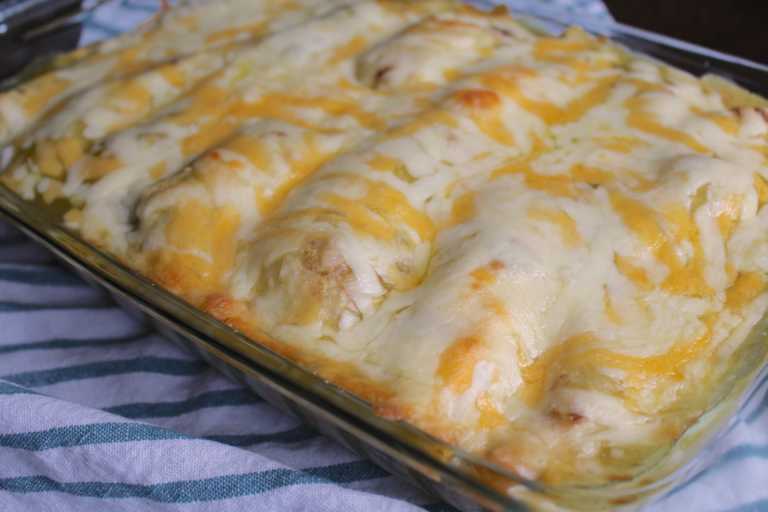 Spinach and Cheese Enchiladas