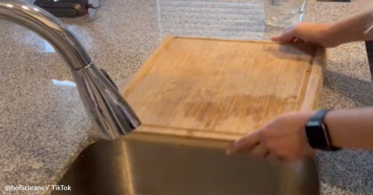 How To Clean A Cutting Board Without Using A Sponge