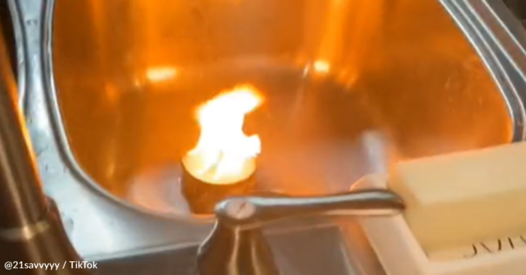 Woman Shares What Not To Do When Candle Bursts Into Flames