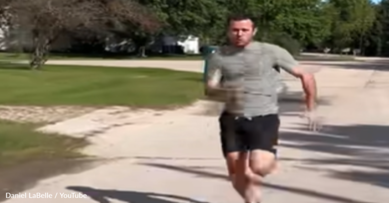 Man Demonstrates What It’s Like To Sprint In Different Types Of Shoes