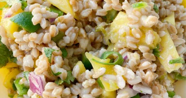 Mango Barley Salad