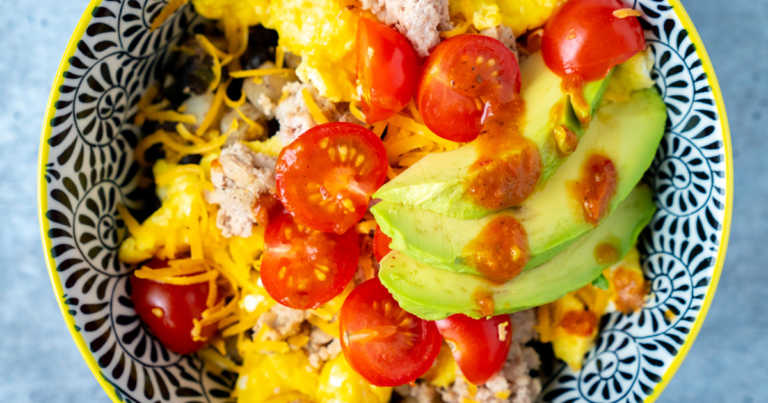 Healthier Southwest Breakfast Bowls