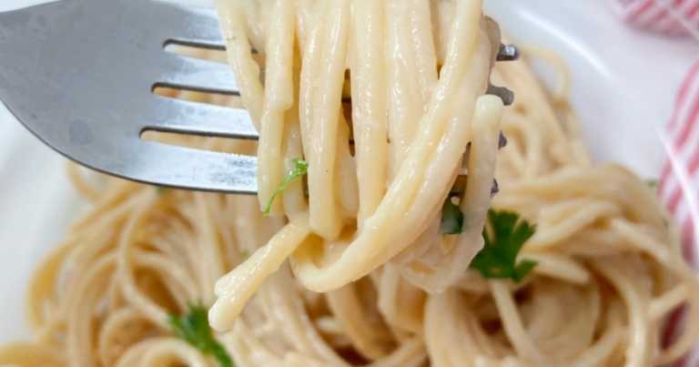 Skinny Pasta Alfredo