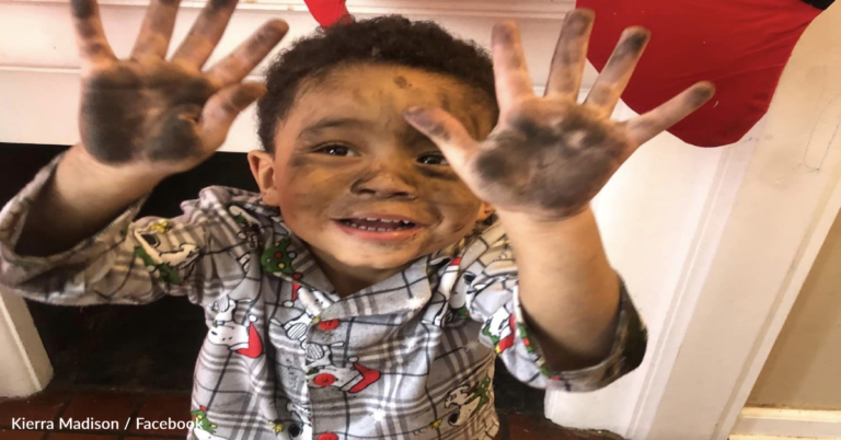 2-Year-Old Attempts To Find Santa By Climbing In The Chimney