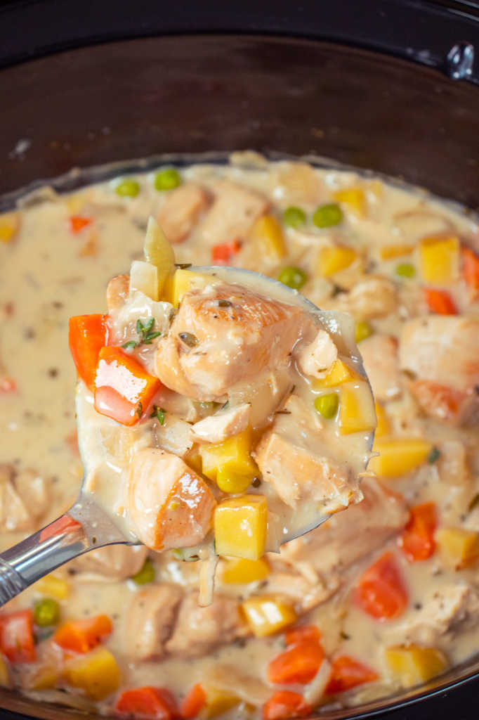 Slow Cooker White Wine Chicken Stew 12 Tomatoes